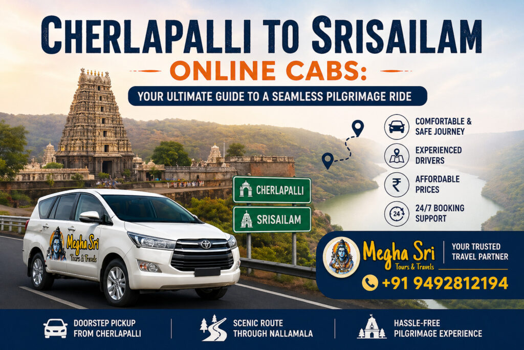 Cherlapalli to Srisailam Online Cabs