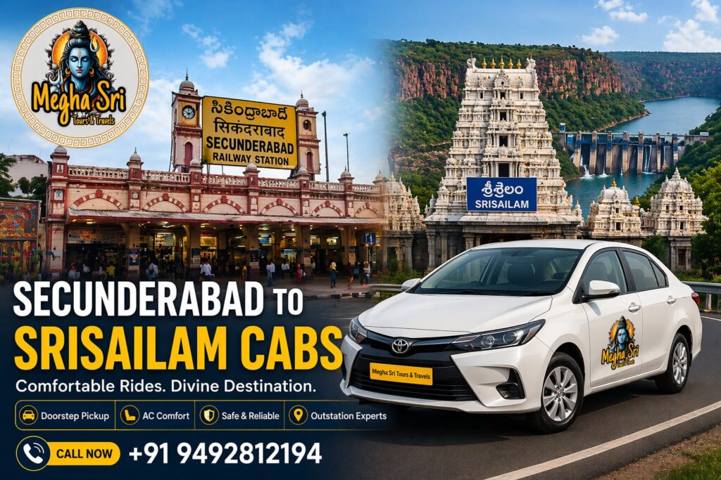 secunderabad to srisailam taxi fare 4500